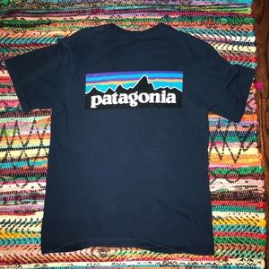 navy patagonia t shirt